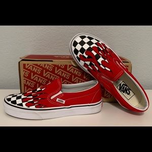 Vans Checker Flame Slip-On